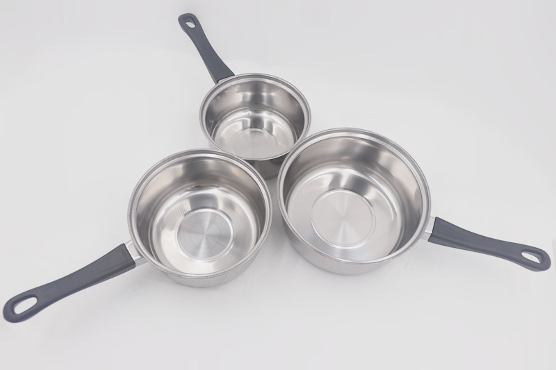 7.5cm Stainless Steel Cooking Pot Multi Function Milk Pan With Cover