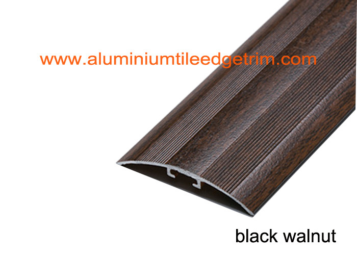 Wood To Tile Aluminium Floor Trims , Metal Transition Strips For Vinyl Flooring