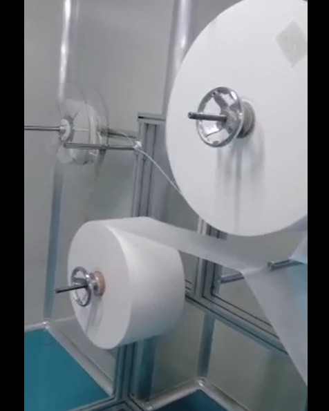 Fully Automatic One Drag Medical Mask Making Machine With Filtering Performance