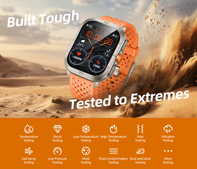 Stylish 2.01 Inch Smartwatch Big Screen Bluetooth Calling Smart Watch AMOLED Display