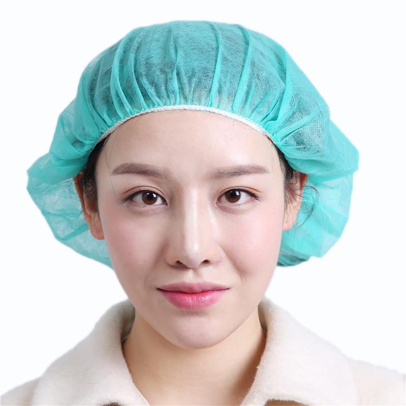 35g Yellow Operating Room Hair Covers Premium Disposable Bouffant Scrub Hats