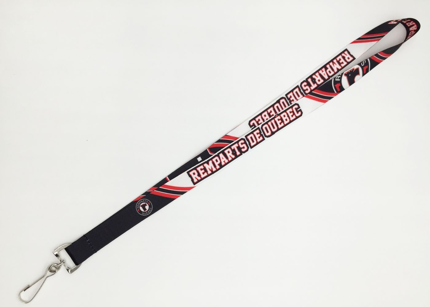 Good Looking Dye Sublimation Lanyards ， Red Visitor Lanyards With Id Holder