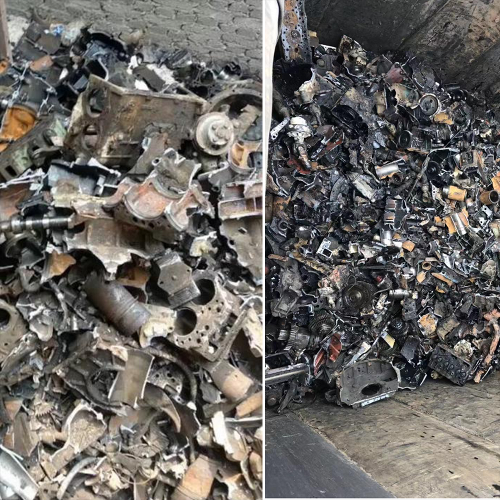 3-5t/h High Efficiency Scrap Steel Iron Crusher Machine Pig Iron Crusher Cast Iron Crusher