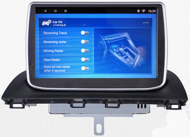 Ouchuangbo 8 inch car radio android 6.0 for Mazda CX-4 with SWC BT gps navi 1080P Video 4 Cores