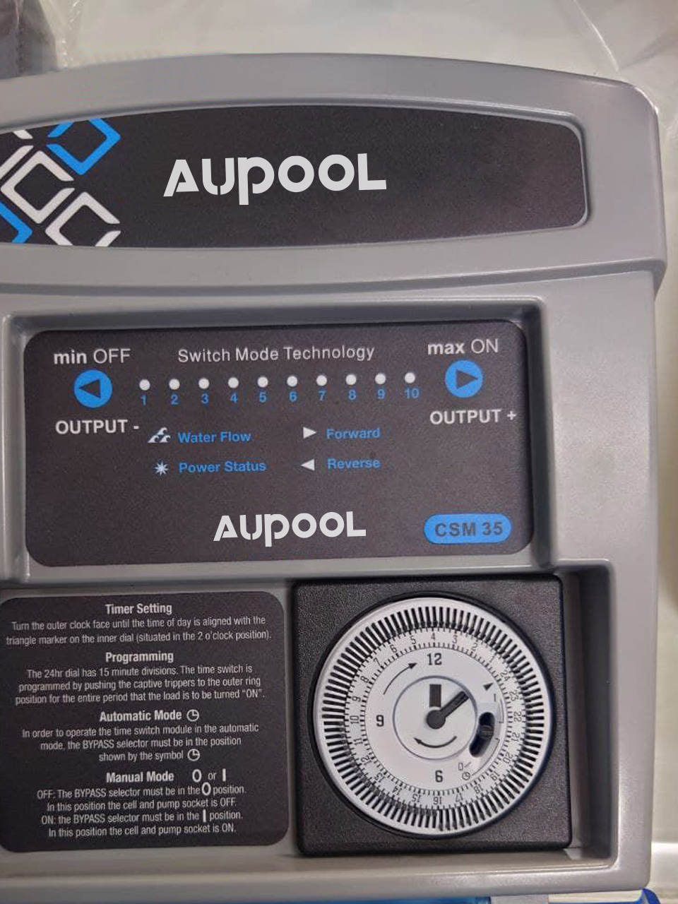 110-265V Input Salt Chlorinator For Swimming Pool 100.4-190.1 Watts Power Consumption