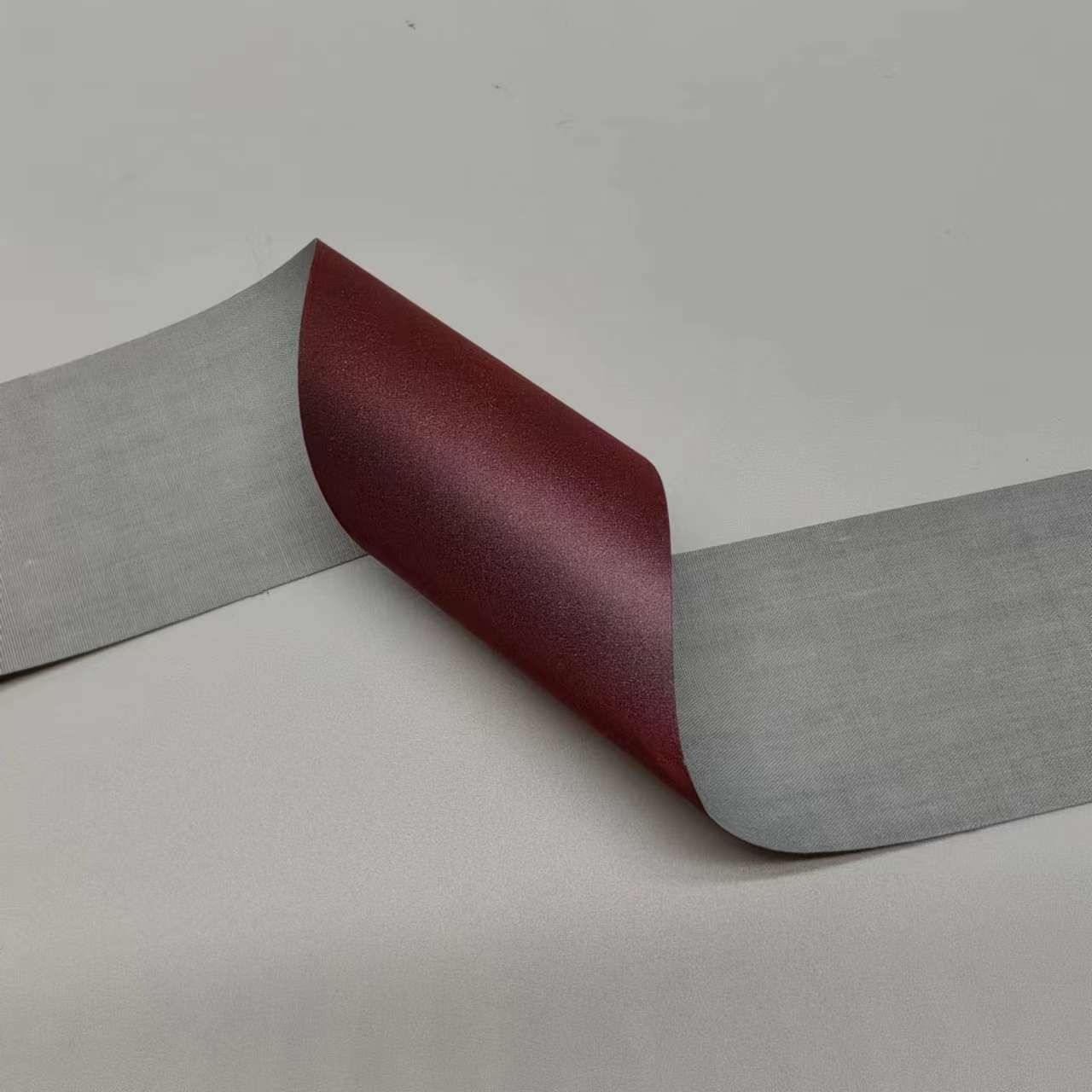 Red Highlight Reflective Fabric Sew On For Fashion Garments Bags Workwear Frock