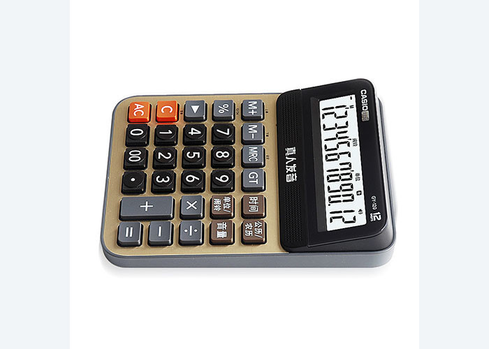 For Casio speech calculator GY-120 office large size large keys large screen real person pronunciation 12-digit music