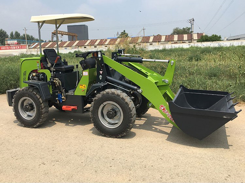 China made low price 500kg front end wheel loader 0.5 ton for landscaping