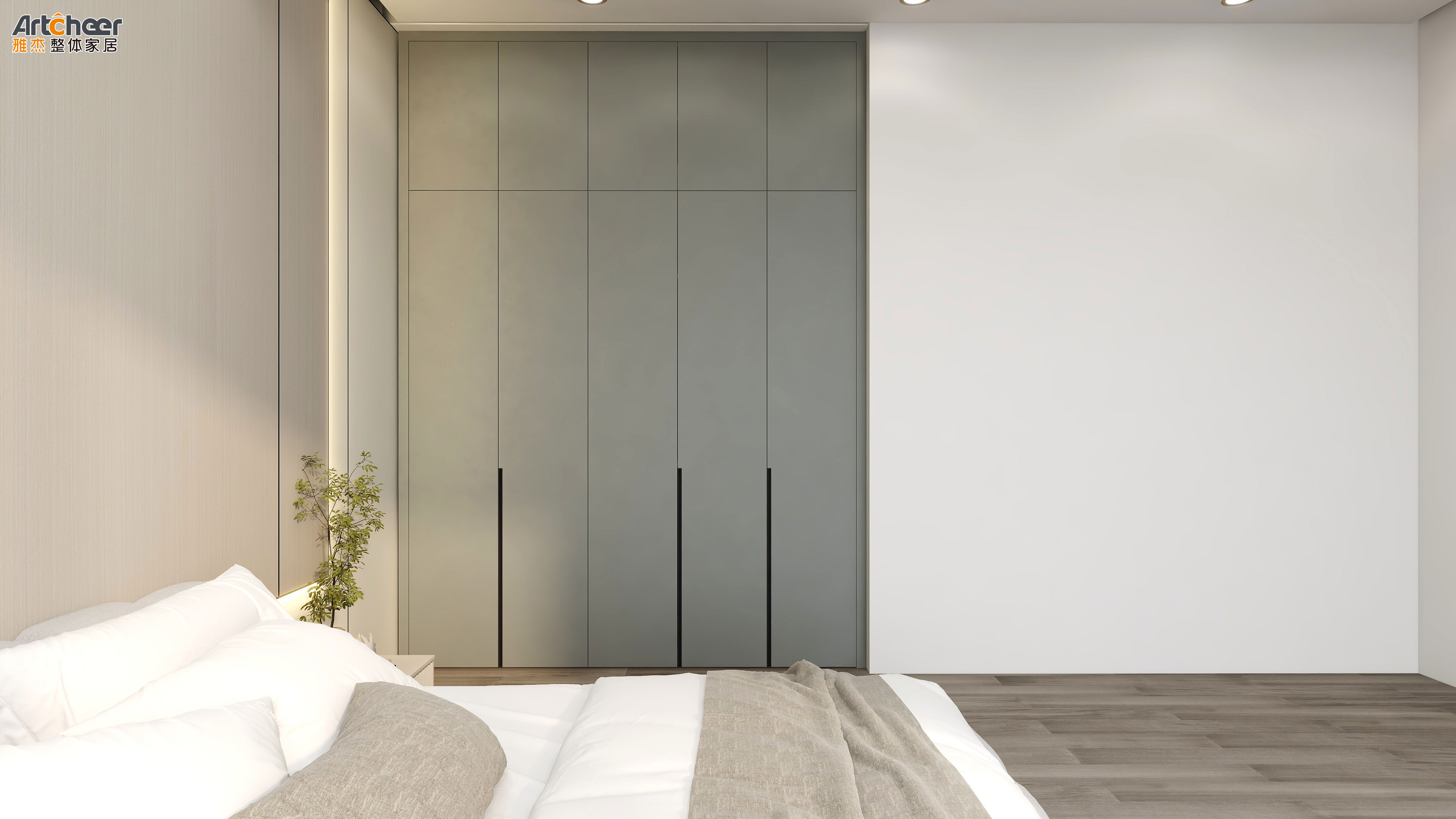 Modern Stylish Custom Wooden Wardrobe and Complete Walk in Closet Set