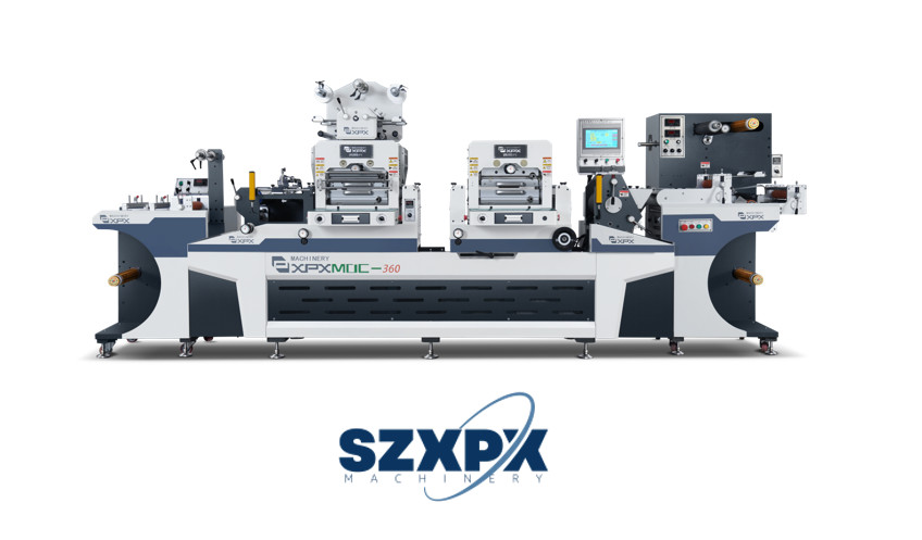 Speed Double Station Label Die Cutting Machine 400m/min Cutting Speed ±0.1mm Precision