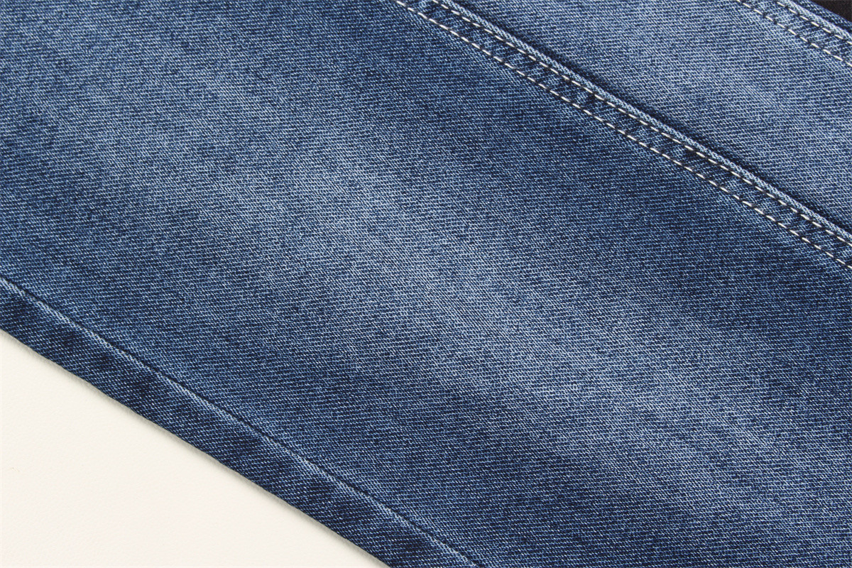 11 Oz Special Weaving Fake Knitted Denim Fabric AB Yarn Design Special Backside For Man Jeans India Market Bangladesh