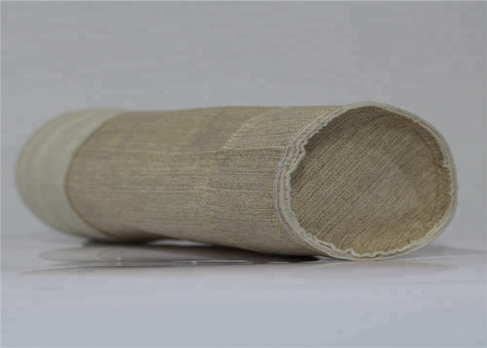 PPS Needle Felt Dust Filter Bag Acid Alkalis Resistance With PTFE Membrane