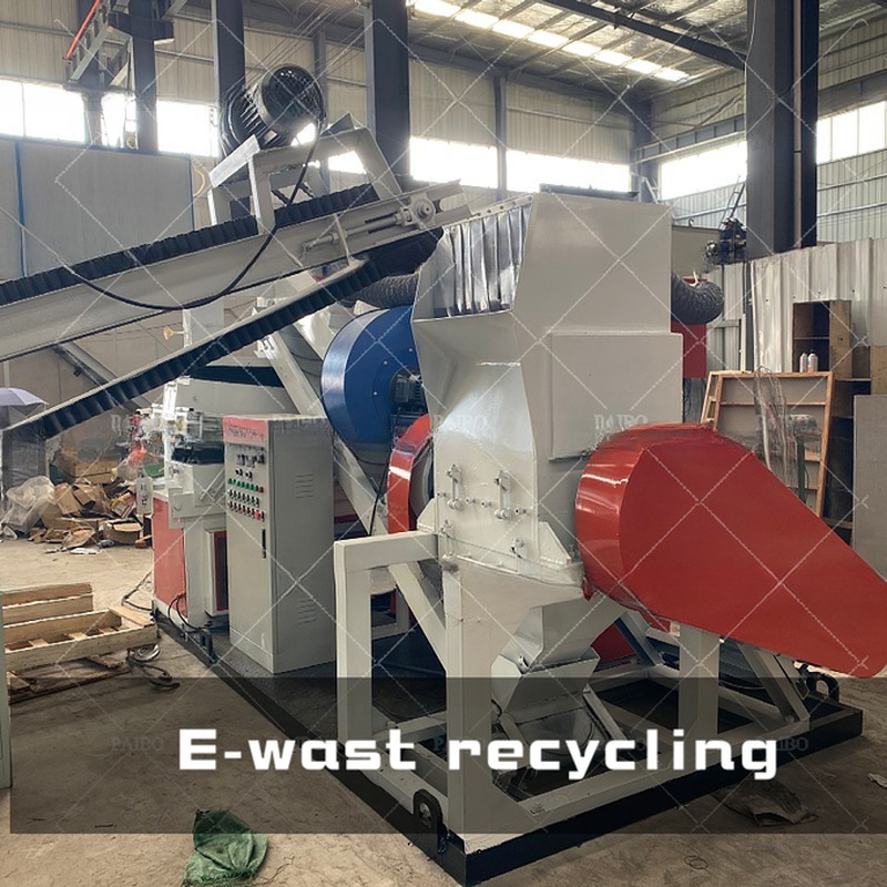 Scrap Copper Wire Cable Granulator 99.98% Separation Rate 3000KG Weight for Automatic