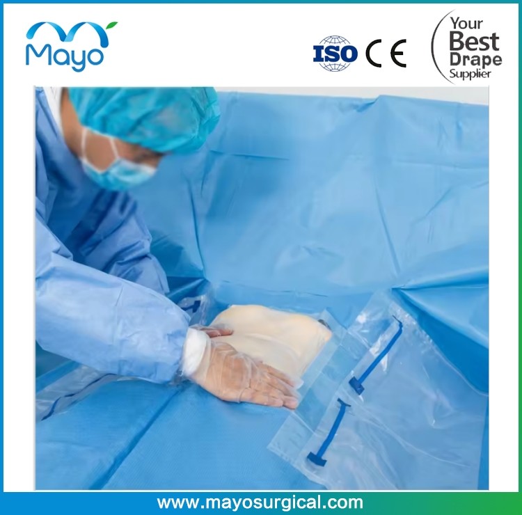 AAMI Level 4 Customized Surgical Cardiovascular Drape With 3M Incise Film