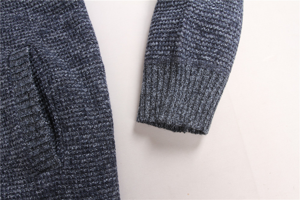Stockpapa Male Casual zip up turtleneck sweater