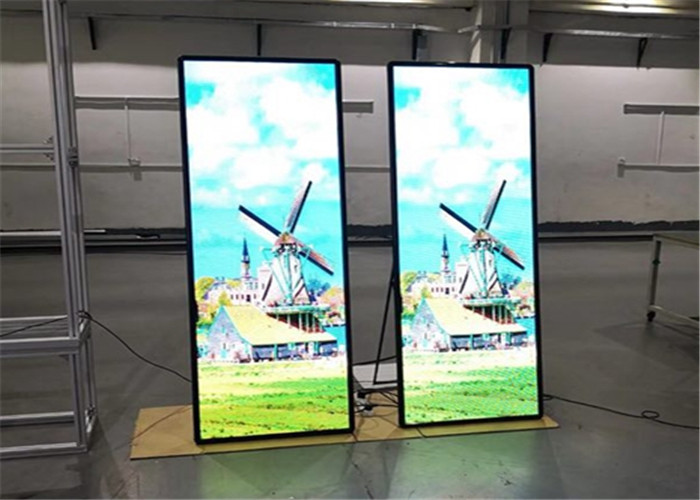 P2 LED Poster Display 3840Hz 4G/WiFi Control brightness1000cd mirror led display