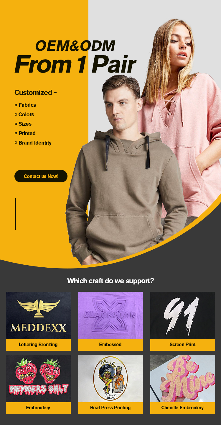 Custom Logo Oversized Sweatshirts Pullover Blank Plain Hoodies Unisex Cotton Custom Men Hoodies