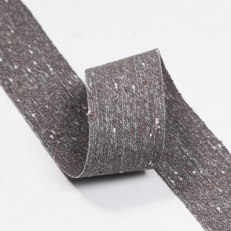 Double Face Cotton Linen Ribbon 6mm-40mm Custom Ribbon Rolls OEM