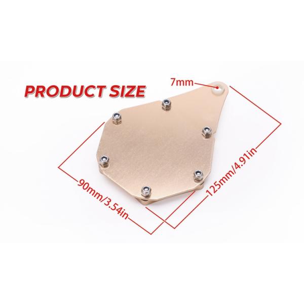 YK-OT138 Black Motorcycle Tax Disc Holder CNC Aluminum Hexagonal Plated Tax Holder Disc Motorcycle