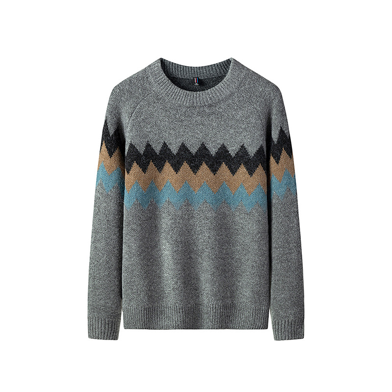 knitted Men'S Sweaters Smart Casual Jumpers Regular Sleeve Style Odorless