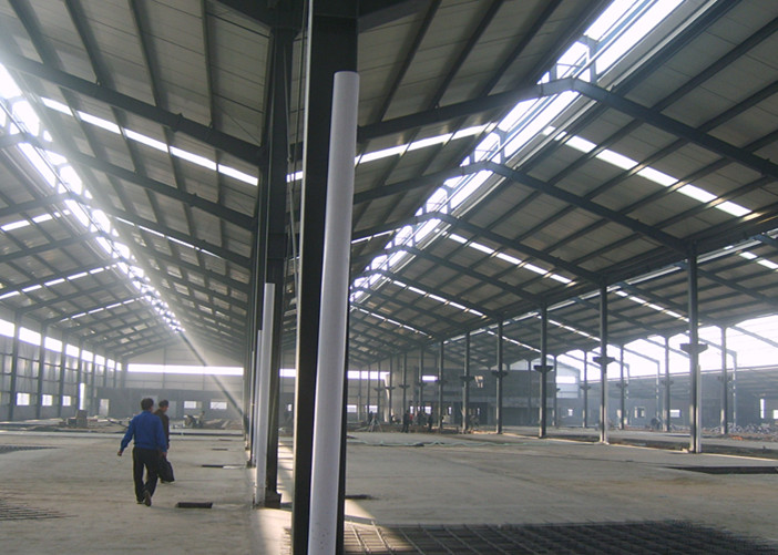 Industrial Steel Structure Plant , Insulated Steel Structure Factory