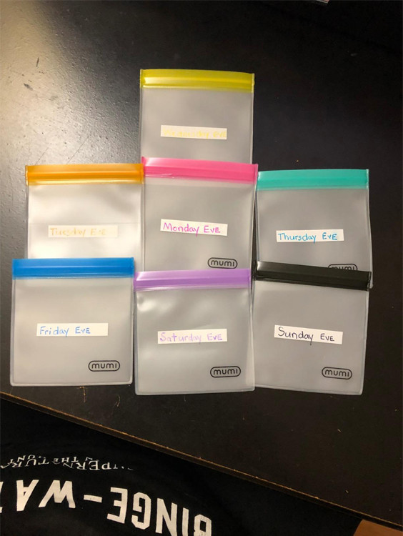 Mini Disposable Peva k Packaging Bag For Pill 0.1-0.5mm Thickness