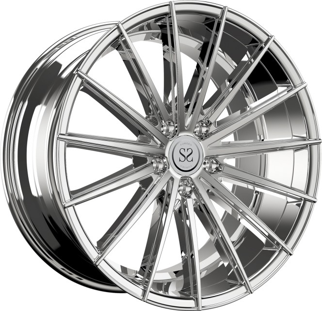 19 Inch One Piece Forged Wheels Alloy Polished Modified 5x13