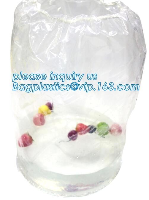 round bottom plastic drum liner bags, salvage drum liner, round bottom plastic bag , LDPE Polybags for packing fish, pac