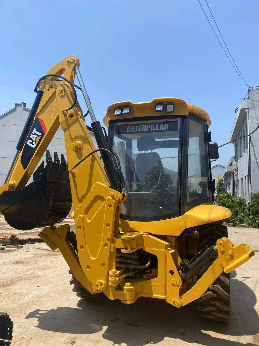 used retro excavator 420F caterpillar420 420F CAT420 machinery backhoe excavator loader