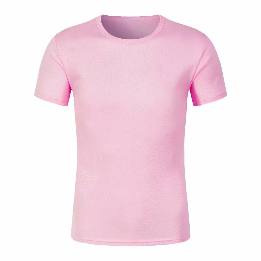 Polyester Basic Plain Men O Neck Blank T Shirts 140gram Sustainable