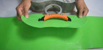 Air trampoline with slide on water inflatable Water Sport / Inflatable Trampoline for inflatable water games