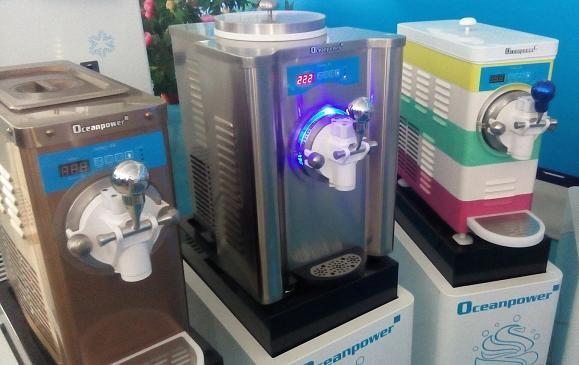 8L/hour Commercial ice cream maker Oceanpower Sunny A6 for ice cream,frozen yogurt