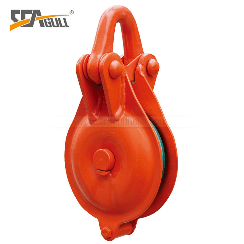Shackl Or Eye Sheave Block Pulley 5 Ton Steel Cable Pulley Neat Shape CE