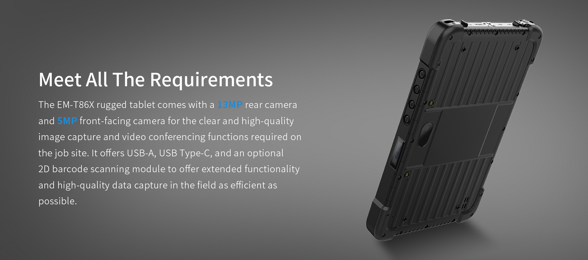 8500mAh Battery Rugged Tablet PC The Ultimate Solution for Professional Scenarios