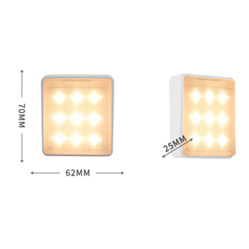 Dual Color Dimmable 6000K 0.5watt Remote Control Under Cabinet Light