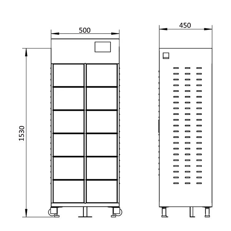 OEM ODM LiFePO4 Outdoor Lithium Battery Swapping Station Cabinet For Sharing E-bike Customized battery