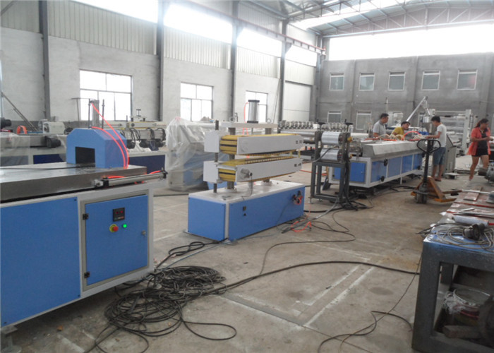 PVC UPVC Plastic Window Profile Extrusion Line , PVC Ceiling Panel Profile Production Line