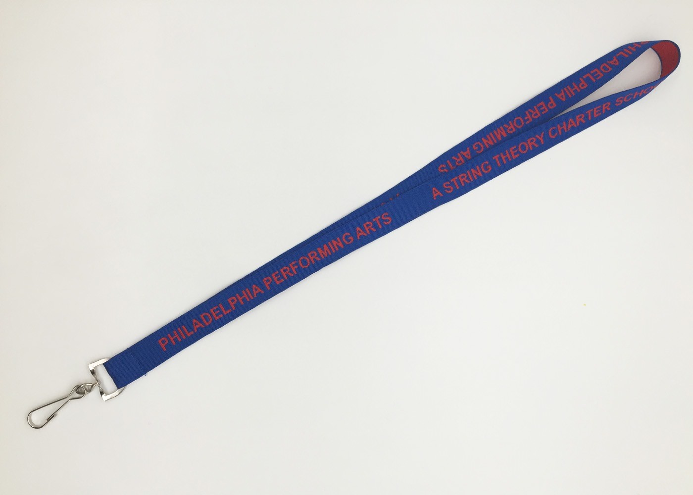 1X96cm Office Exhibition Custom Woven Lanyards With Swivel Hook