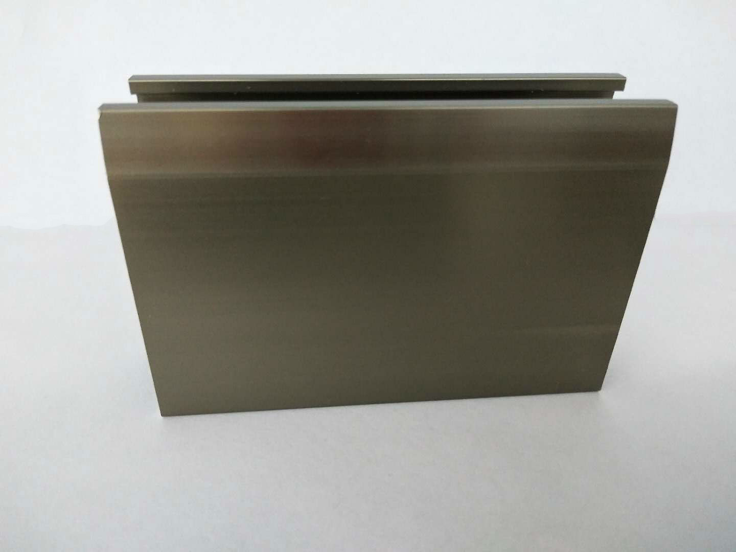 Square Champagne Extrusion Aluminium Door Profiles With Strong Stability