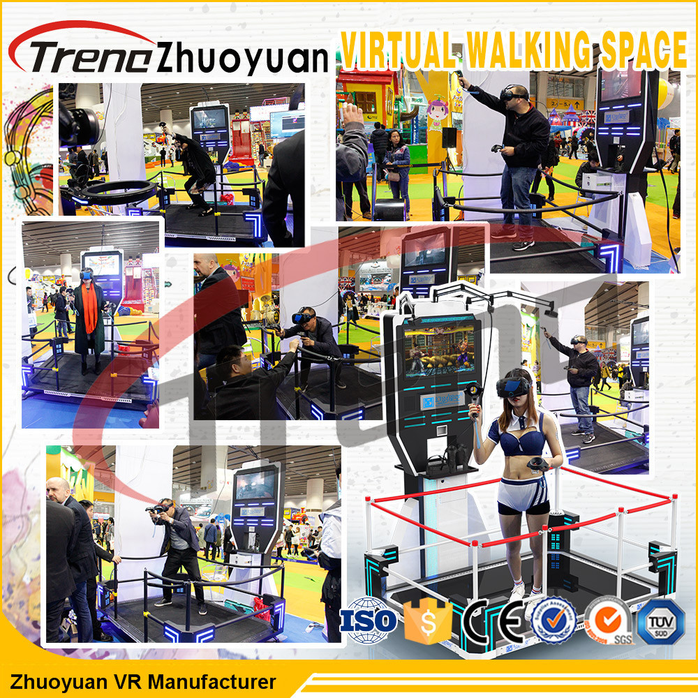 VR Infinite Space Virtual Reality Walking Platform 360° Single Player For Mall Center