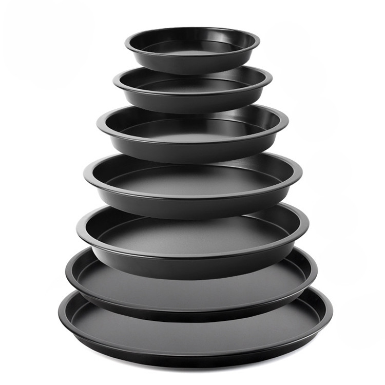 6-13 Inch Round Non Stick Baking Tray Thicken Home Kitchen Bakeware Set