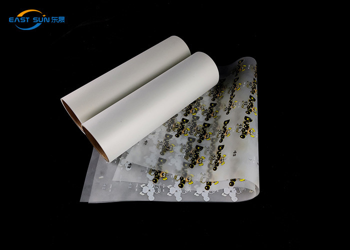 Translucent DTF PET Film Roll Hot Cold Peeling For Heat Transfer Printing