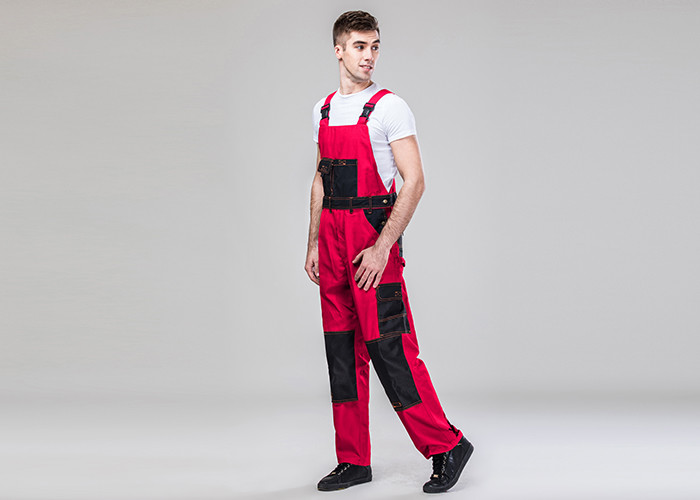 Durable Polycotton Blended Protective Safety Clothing Contrast Jacket Trousers Suit