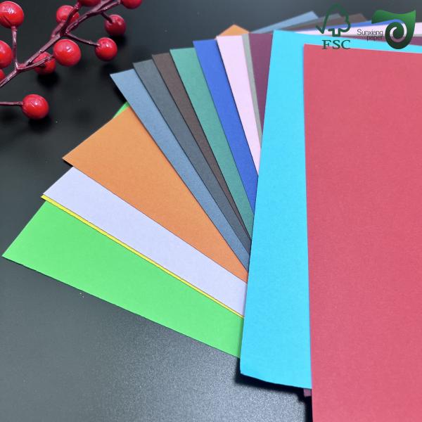 FSC Circle Offset Uncoated Colored Paper Sheets Jumbo 150g 180g 8.5" 11" C2S Art Board