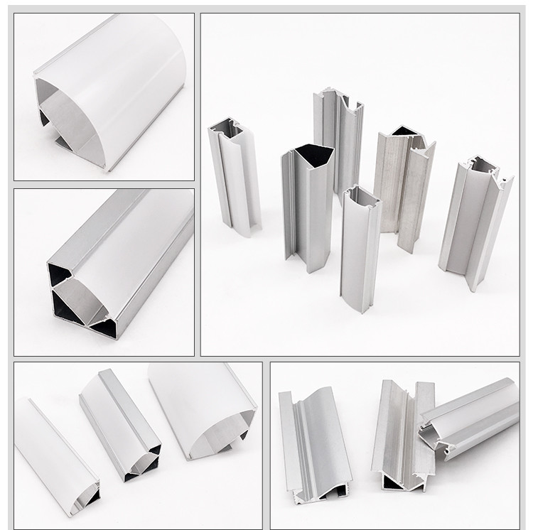 Decorative Aluminum Mounting Channel For Flexible Strip Lights 8.5mm Height