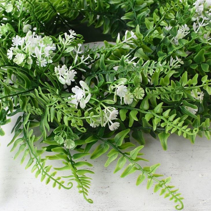 Wholesale faux leaf Decorative leaves artificial plants eucalyptus garland