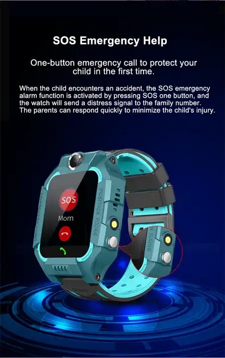 IP67 Child Phone BT Call Smart Watch Multipurpose ABS Silicone Material