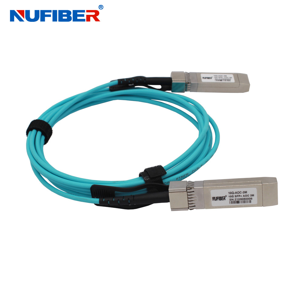 1m 10G SFP+ To 10G SFP+ AOC Cable for FTTH FTTB FTTX Network