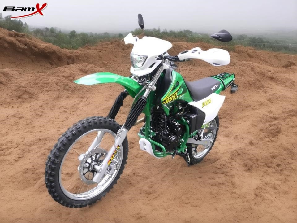 125cc 4 Stroke Enduro Sport Motorcycle Rear Suspension 150cc Dual Sport Double Disc Brake Mono