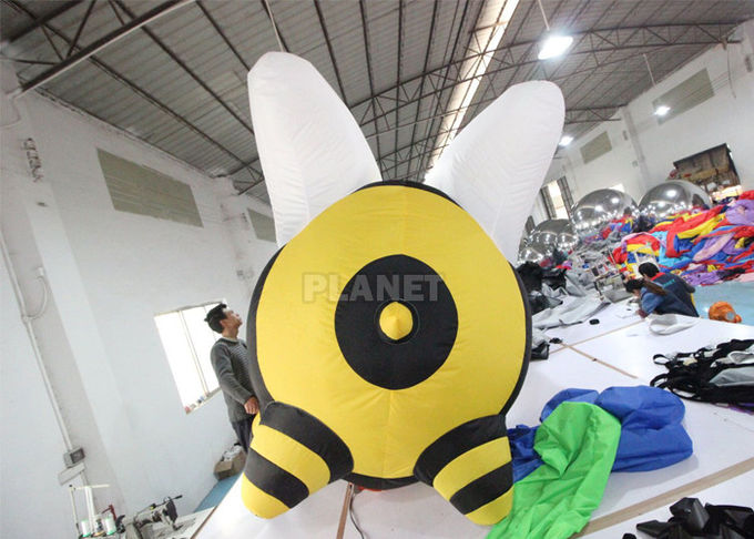 Alien 210D Oxford Inflatable Advertising Balloon Character Bee Model